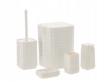 Chomik Квадратный набор для ванной комнаты, 5 элементов, белый, OKY4403 - Home Club, изображение 6