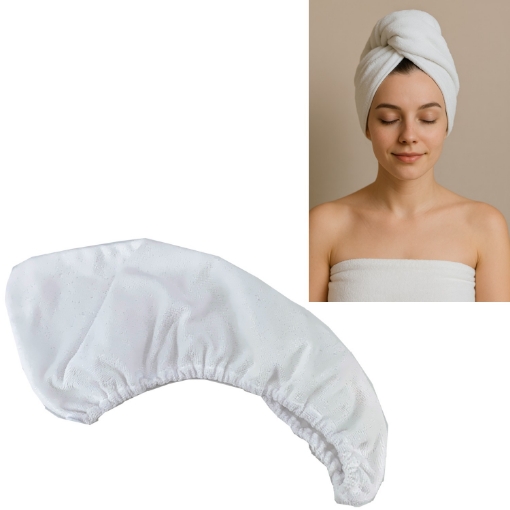 Chomik Полотенце для волос / тюрбан из микрофибры 25 x 64 см, COZ2343 - Home Club