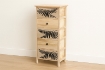 Chomik КОМОДА З 5 ЯЩИКАМИ ZOFIA 40 x 29 x 90 СМ, PHO2718 - Home Club, зображення 3