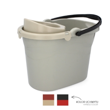 Chomik Ведро 10 л овальное с выжимателем, PLAUP612 - Home Club