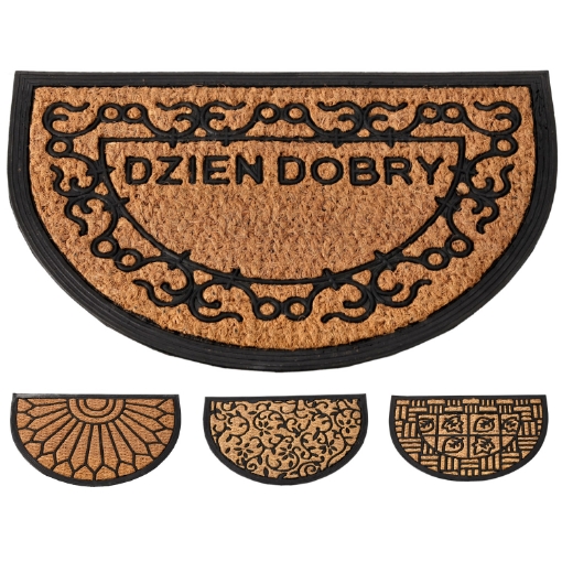 Chomik Півкругла Гумова Килимка + Кокос 40x60, TAM7647 - Home Club