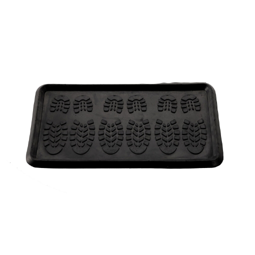 Chomik Прямокутна гумова підстилка - чорна підставка для крапель, TAM7575 - Home Club