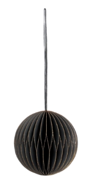 Chomik Набор из 4 елочных игрушек из бумаги, диаметр 8 см, серый цвет., AIP2013 - Home Club