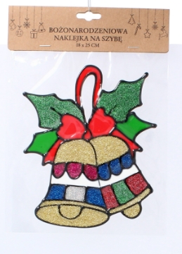 Chomik Рождественская Наклейка На Стекло 18 x 25 См, Набор Из 6 Дизайнов, LEJ1894 - Home Club