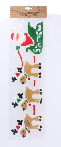 Chomik Рождественская Наклейка На Стекло 15 x 55 См, 4 Различных Дизайна, LEJ1917 - Home Club