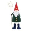 Chomik Рождественское Украшение - Металлический Гном С Звездой Led 13 x 13 x 37 см, POI5272 - Home Club, изображение 3