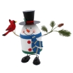 Chomik Рождественское Украшение - Металлический Снежной Человек 14 x 12 x 20 см, POI5289 - Home Club