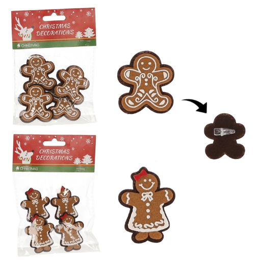 Chomik Кпл. 4 Пірники З Кліпси Мікс Взорів 3,5 x 4,5 См, SUN8471 - Home Club