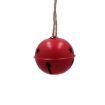 Chomik Рождественское Украшение - Подвеска 8 x 8 x 7,6 См Металлическая Красная С Колокольчиком, PLU0931 - Home Club, изображение 2