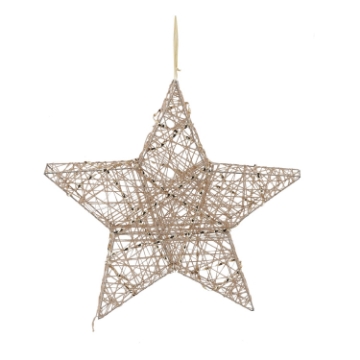 Chomik Праздничное Украшение - Звезда Led 45 См Шампанское Золото, HIL6239 - Home Club