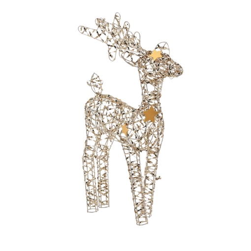 Chomik Праздничное Украшение - Светодиодный Сельдец 50 См, Шампанское Золото, HIL6260 - Home Club