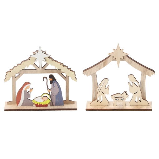 Chomik Дерев'Яна Різдвяна Прикраса - Ясина З Різними Взорами, DIY7076 - Home Club