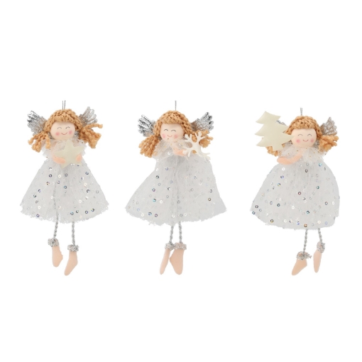 Chomik Украшение Рождественское. Подвеска «Ангел» 7,5 X 16 См, Различные Дизайны, SUN0608 - Home Club