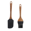 Chomik Набор из 2 кухонных принадлежностей: кисть и лопатка с деревянными ручками., OKY6626 - Home Club