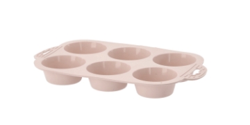 Chomik Силиконовая форма для маффинов, 6 штук, OKY0573 - Home Club