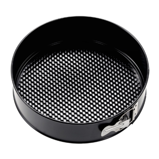 Chomik Тортовая форма с текстурированной поверхностью, диаметр 24 см, с антипригарным покрытием, черная, SNB0381 - Home Club