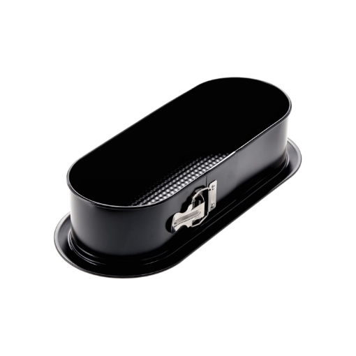 Chomik Прямоугольная форма для выпечки с текстурированной поверхностью, 34 x 12 см, с антипригарным покрытием, черная, SNB2927 - Home Club