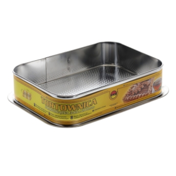 Chomik Прямоугольная форма для выпечки с текстурированной поверхностью, 34 x 24 см, SNB2279 - Home Club