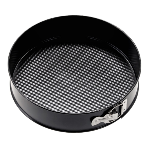 Chomik Тортовая форма с текстурированной поверхностью, диаметр 27 см, с антипригарным покрытием, черного цвета., SNB0534 - Home Club