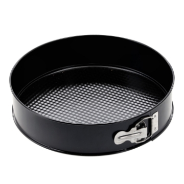 Chomik Тортовая форма с текстурированной поверхностью, диаметр 27 см, с антипригарным покрытием, черного цвета., SNB0534 - Home Club