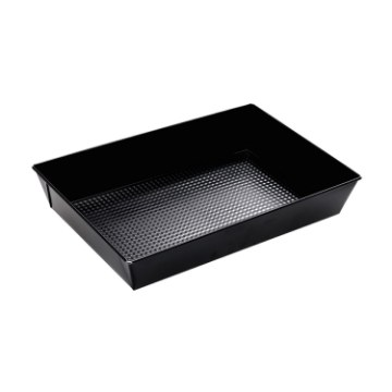 Chomik Фактурована Листова Металія 36X 24,5 X 6 См З Захисним Покриттям Non-Stick Чорний, SNB0589 - Home Club
