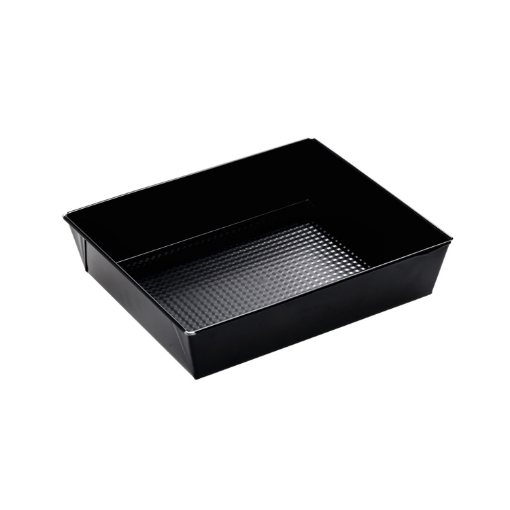 Chomik Фактурный противень 28X23,5X6 см с антипригарным покрытием, черный, SNB0909 - Home Club