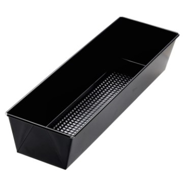 Chomik Фактурована Листова Металія 39X11X7,5 См З Захисним Покриттям Non-Stick Чорна, SNB1115 - Home Club