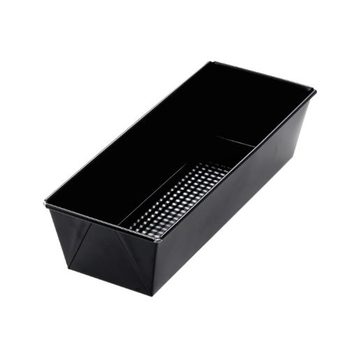 Chomik Фактурная жесть 30X11X7,5 см с антипригарным покрытием, черная, SNB1647 - Home Club