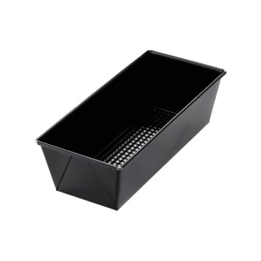 Chomik Фактурная жесть 25X11X7,5 см с защитным антипригарным покрытием, черная, SNB1630 - Home Club