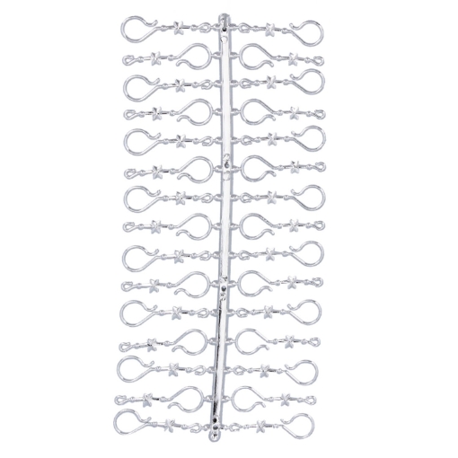 Chomik Срібні гачки для ялинкових прикрас A'30, HEN0159 - Home Club