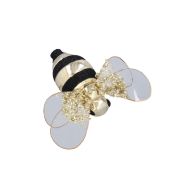 Chomik Праздничное Украшение Из Стекла - Пчела 10,6 x 9 x 3,1 См, BOZ1945 - Home Club