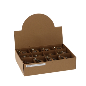 Chomik Стеклянная Шарика - Прозрачная, Украшенная Различными Узорами, BOZ4877 - Home Club