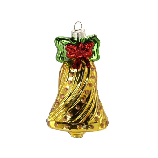 Chomik Стеклянная Пулья - Рождественский Колокол 6,5 x 11,4 См, BOZ4945 - Home Club