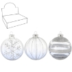 Chomik Стеклянная Шарика - Прозрачная, Украшенная, 8 См, Разнообразные Дизайны, BOZ4778 - Home Club, изображение 2