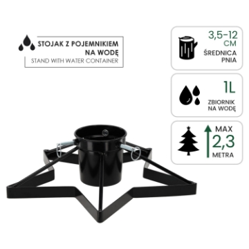 Chomik Стойка Для Новогодней Елки «Звезда» 3,5-12 См, FES7533 - Home Club