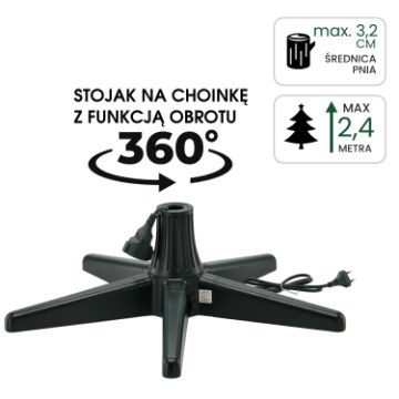 Chomik Поворотний Стійка Для Ялинки 3,2 См, FES7564 - Home Club