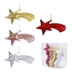 Chomik Набор из 4 украшений для елки - звезда 11 см, различные цвета, SUN2532 - Home Club