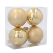 Chomik Набор из 4 шариков, 8 см, красный/золотой/серебряный, GIF2907 - Home Club, изображение 7