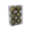 Chomik Набор из 6 шариков, 6 см, оливковый/медный/графитовый, GIF7184 - Home Club, изображение 6