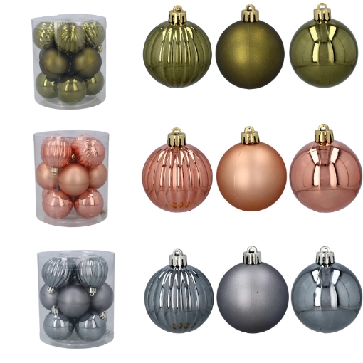 Chomik Kpl. 12 Бомбок 5 См Оливковий/Мідний/Графітовий Мікс Взорів, GIF7375 - Home Club