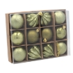 Chomik Набор из 12 шариков, 6 см, оливковый/медный/графитовый, разнообразные дизайны, GIF7627 - Home Club, изображение 15