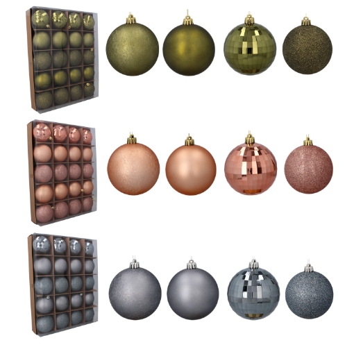 Chomik Kpl. 20 Бомбок 8 См Оливковий/Мідний/Графітовий Мікс Взорів, GIF7689 - Home Club