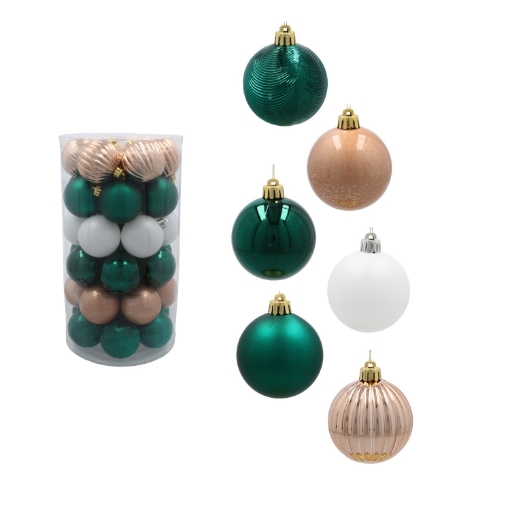 Chomik Kpl. 41 Бомбоків У Трубці 6 См Зелений / Шампанський / Білий, GIF3603 - Home Club