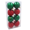 Chomik Набор из 8 шариков, 8 см, зеленый/красный, GIF3627 - Home Club, изображение 2