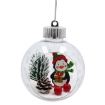Chomik Рождественское Украшение - Бомбка-Снежная Куля 8 См - Пингвин / Олень / Санта-Клаус, BAI5409 - Home Club, изображение 2