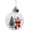 Chomik Рождественское Украшение - Бомбка-Снежная Куля 8 См - Пингвин / Олень / Санта-Клаус, BAI5409 - Home Club, изображение 3