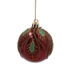 Chomik Набор из 8 бургундских елочных шаров, 6 см, различные дизайны, BAI5416 - Home Club, изображение 3