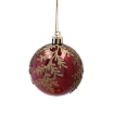 Chomik Набор из 8 бургундских елочных шаров, 6 см, различные дизайны, BAI5416 - Home Club, изображение 8