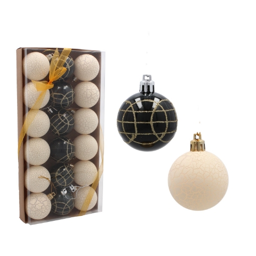 Chomik Набор из 18 елочных шаров, 5 см, BAI5430 - Home Club