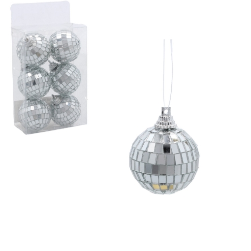 Chomik Набор из 6 шариков Disco 4 см, BAI5546 - Home Club